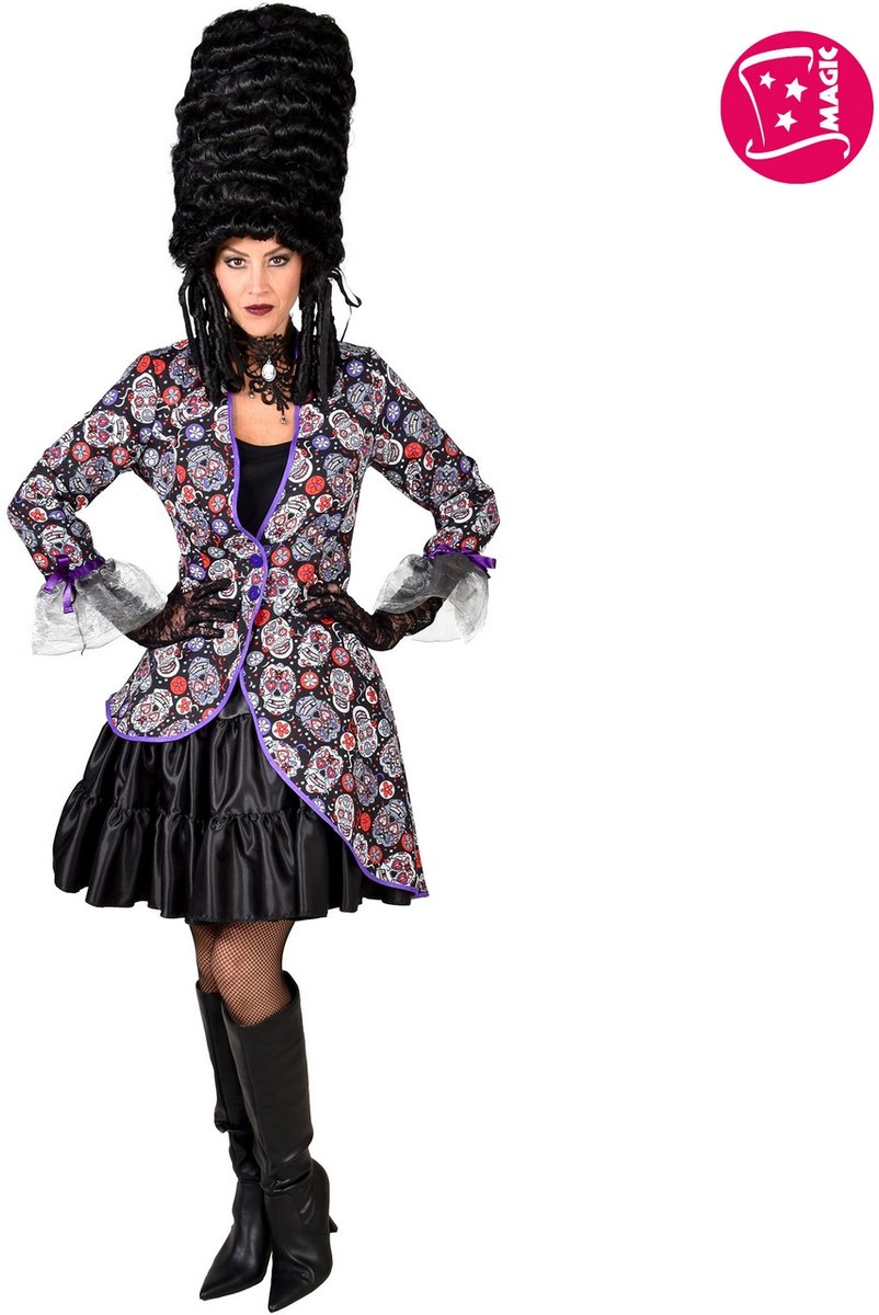 Muerto Day Of The Dead Jas Black Skull Vrouw